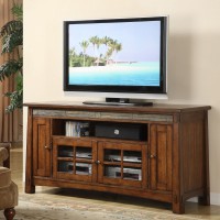 TV konzol Americana Oak Finish Craftsman Otthon 62.